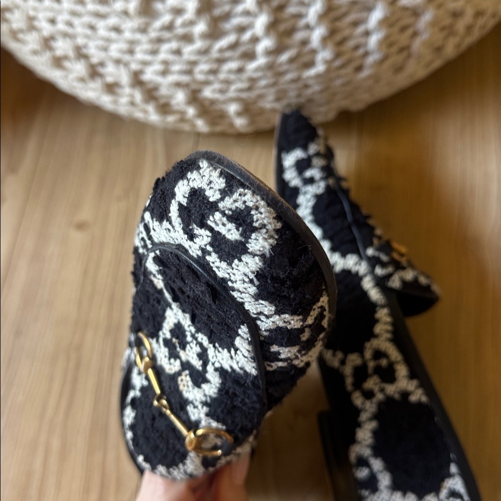 Gucci Jordaan tweed loafers - Picture 6 of 9